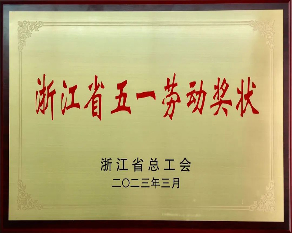 寧波精華電子科技股份有限公司被授予浙江省“五一勞動(dòng)獎狀”(圖2)